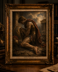 Antique Frame of a Fallen Hero