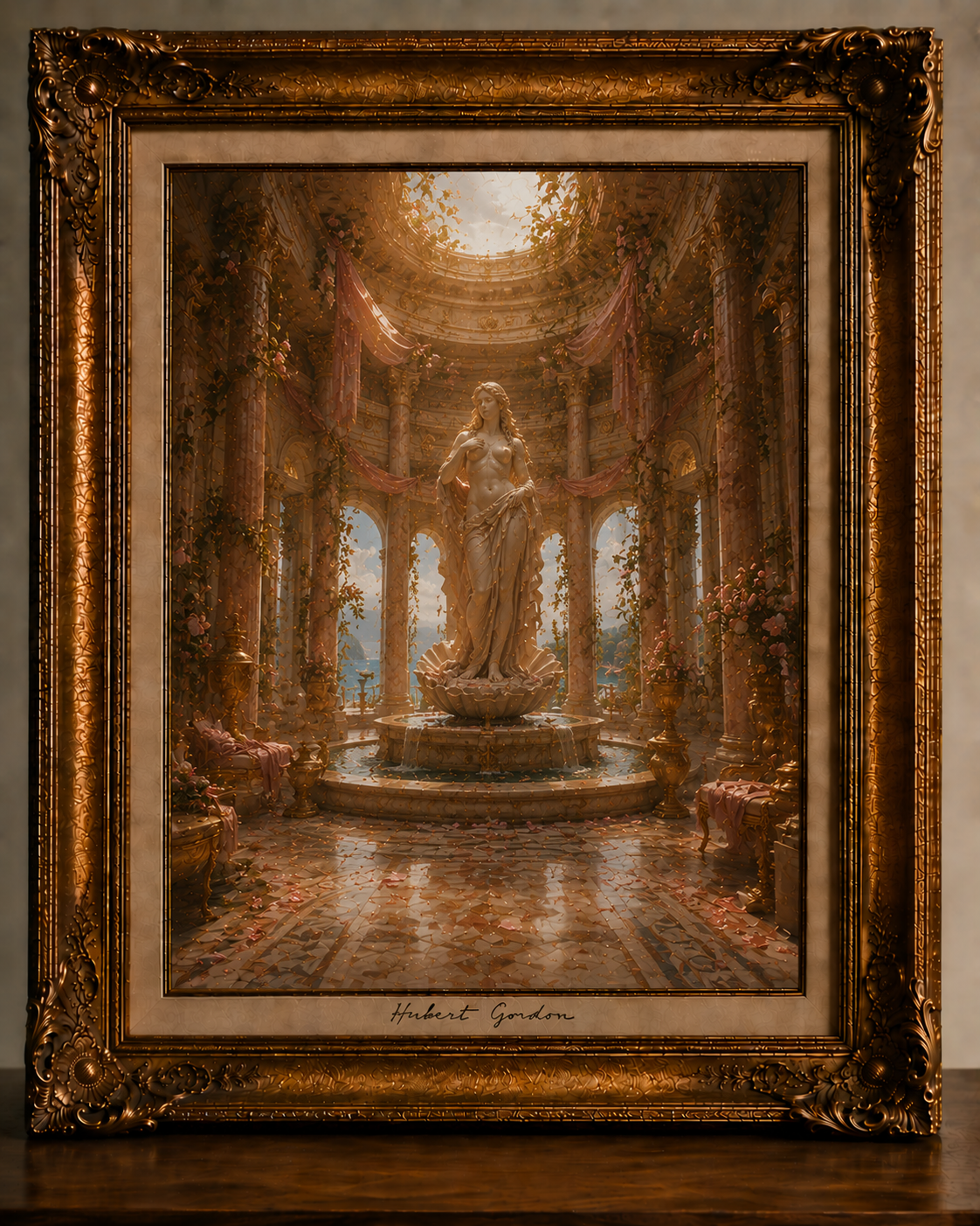 Golden Venus in the Grand Hall