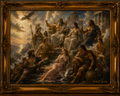 Olympian Council in Golden Light