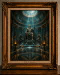 Poseidon’s Gilded Temple Throne