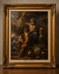Zeus in a Gilded Baroque Frame